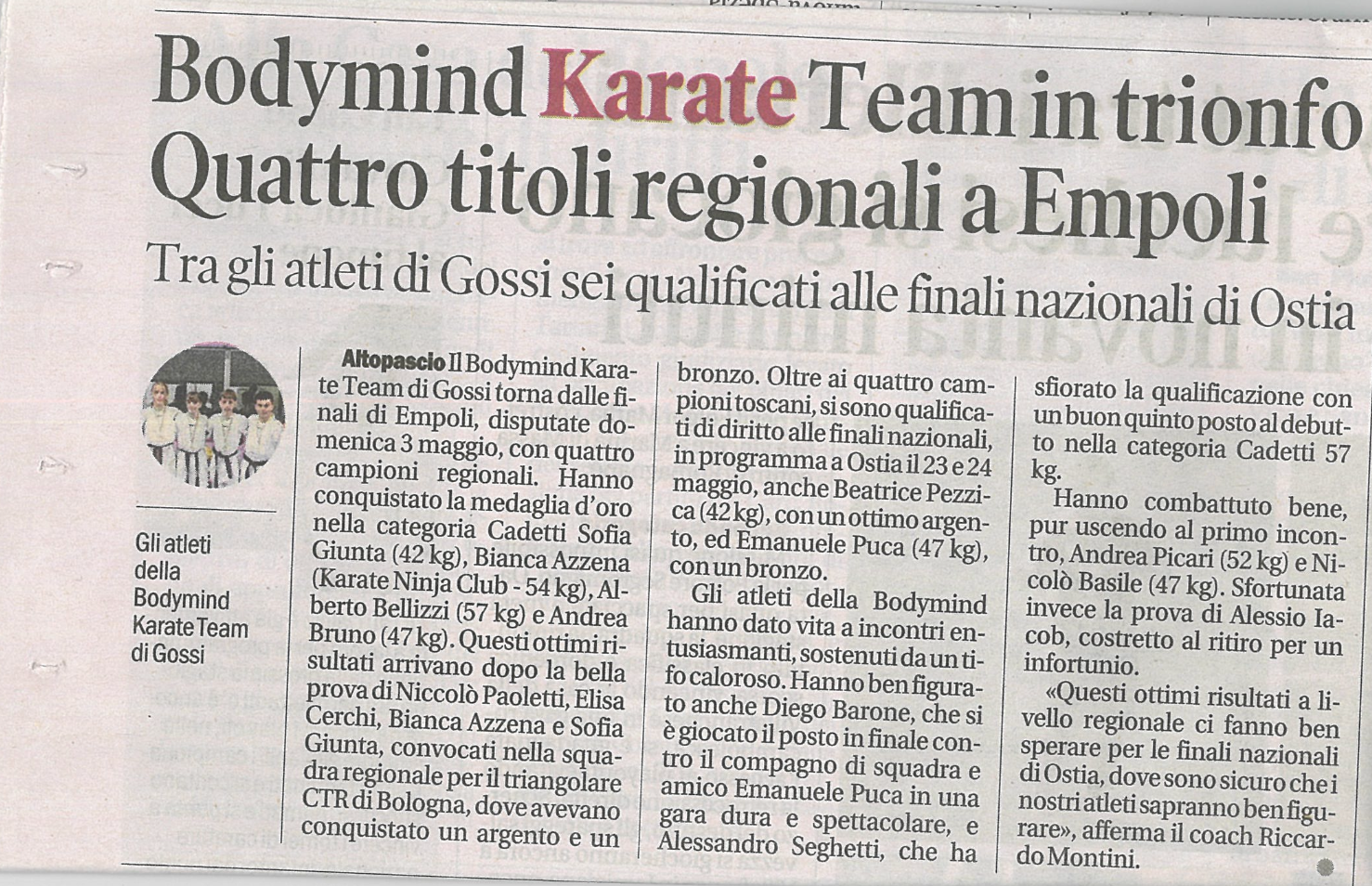 stagione agonis/ca 2025/2026
