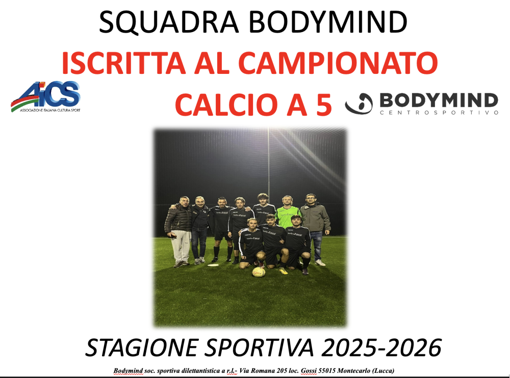Bodymind Campionato Calcio A5